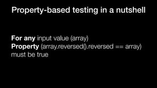 An introduction to property-based testing | PDF