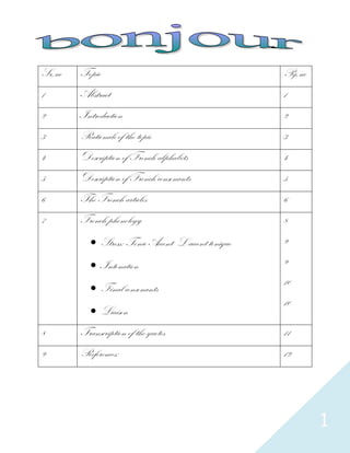 French language assignment | DOCX