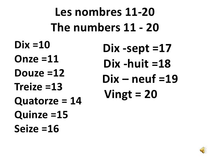 1 10 in french