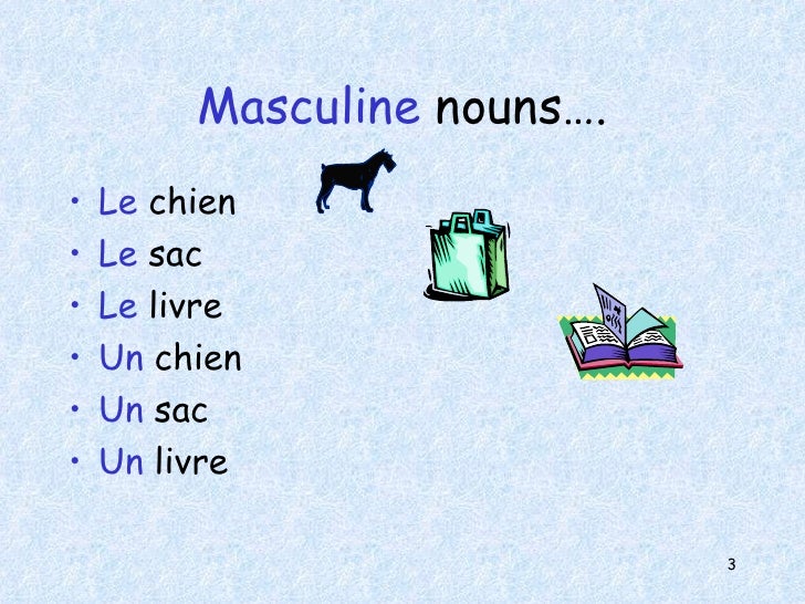 French Masculine Or Feminie