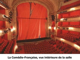 La Comédie-Française, vue intérieure de la salle
 