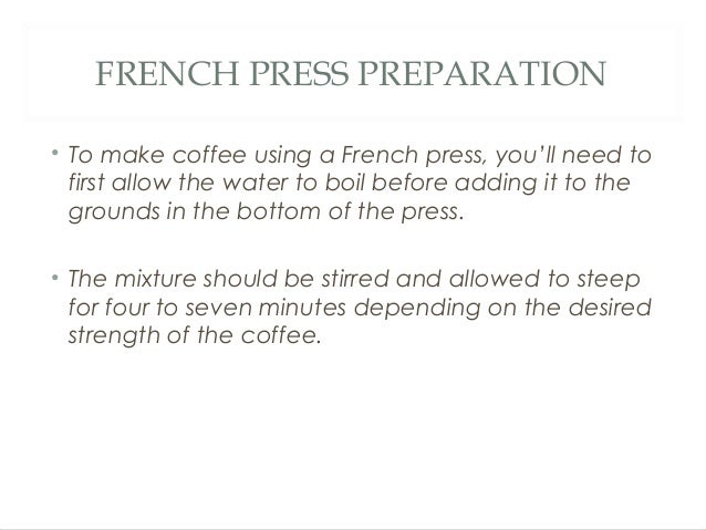 French Press Vs. Drip Coffee Machine