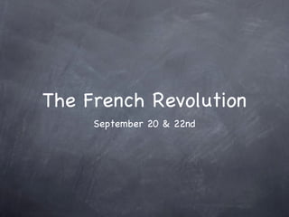 The French Revolution ,[object Object]