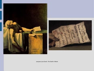 Jacques-Louis David. The Death of Marat
 