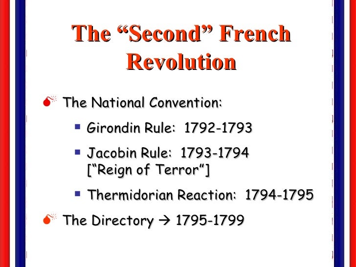 French Revolution The Radical Phase