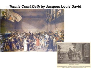 Tennis Court Oath by Jacques Louis David
 