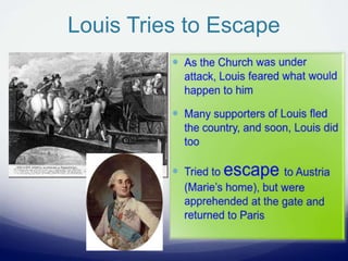 Louis Tries to Escape
 