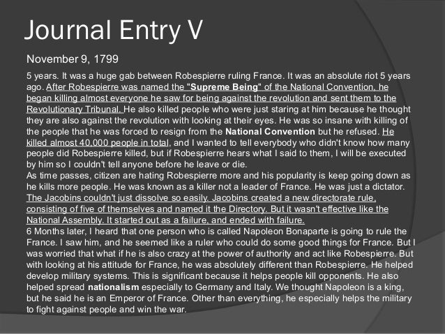 How to write a diary entry in french