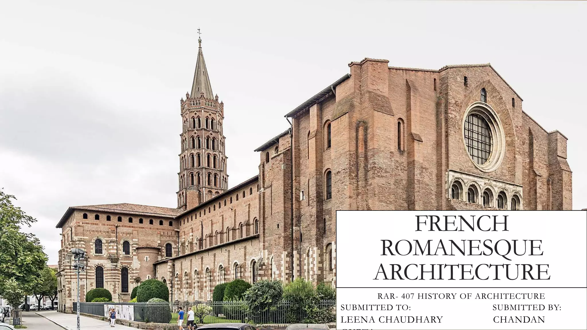 French Romanesque Architecture | PPTX