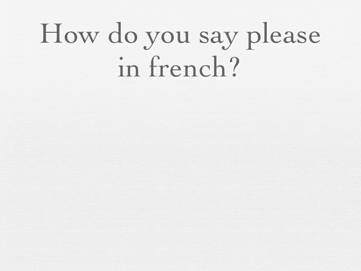 French speaking keynote