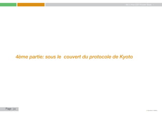 My Little COP Pocket Book
Kennedy Liti Mbeva
Page c
4ème partie: sous le couvert du protocole de Kyoto
14
 