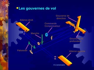 Les   gouvernes de vol
 