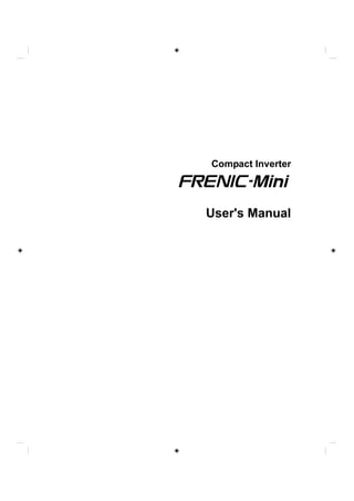Compact Inverter
User's Manual
 