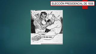 ELECCIÓN PRESIDENCIAL DE 1938
 