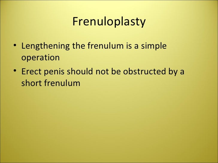 Frenulum Injury Penile Frenulum Tear Treatment – ODMC