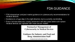 Standarding the Secure Deployment of Medical Devices