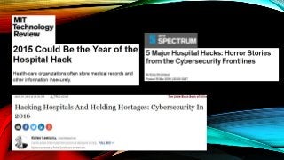 Standarding the Secure Deployment of Medical Devices