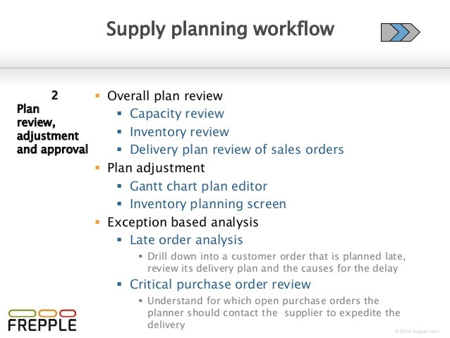 review workflow frepple overview for production planners review workflow frepple overview for production planners
