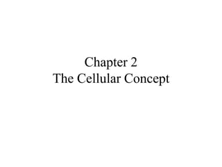 Chapter 2
The Cellular Concept
 