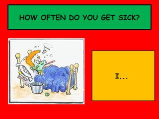 HOW OFTEN DO YOU GET SICK? I...