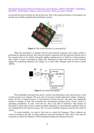 Frequency control in a microgrid including controllable load | PDF