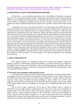 Frequency control in a microgrid including controllable load | PDF