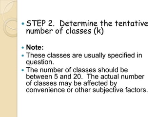 Frequency distribution | PPTX