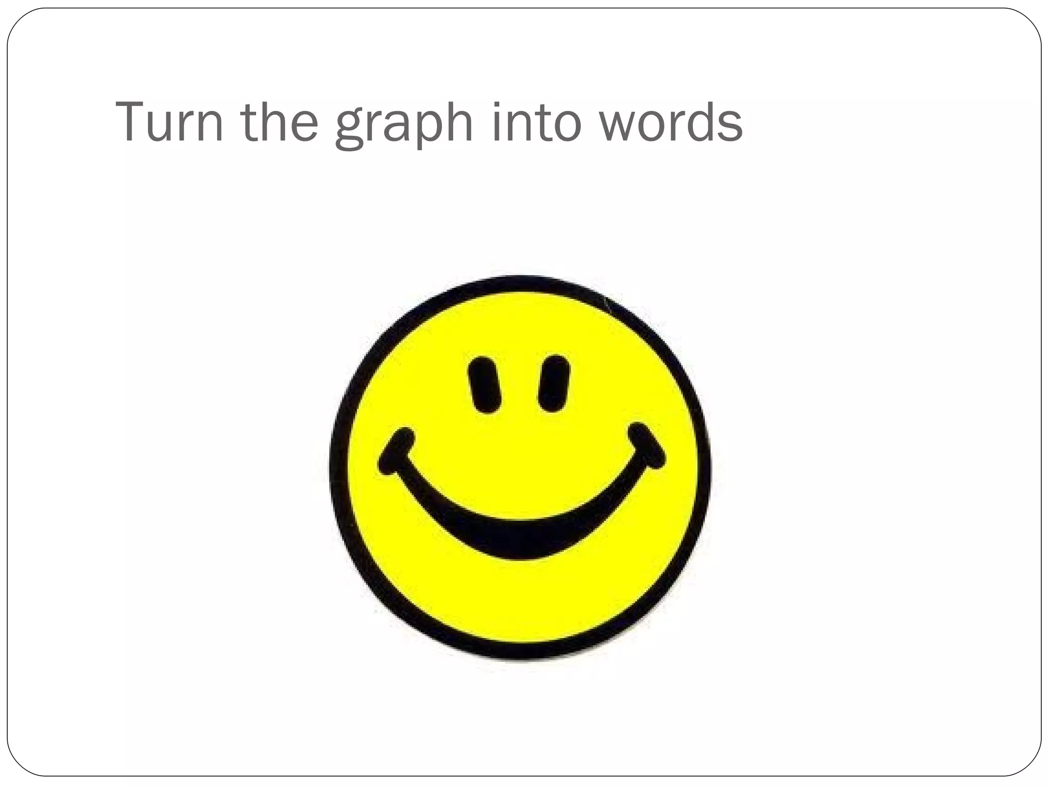 Turn the graph into words 