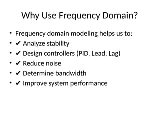 Frequency_Domain_Modeling in control systems engineering but ...