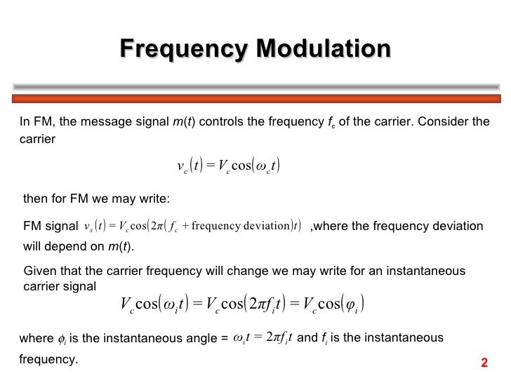 Frequency Modulation
