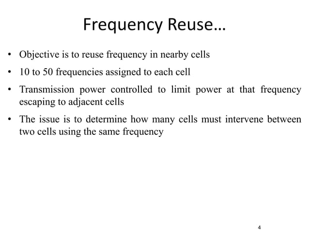 Frequency reuse | PDF | Computer Networking | Computing