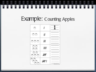 Example:  Counting Apples 