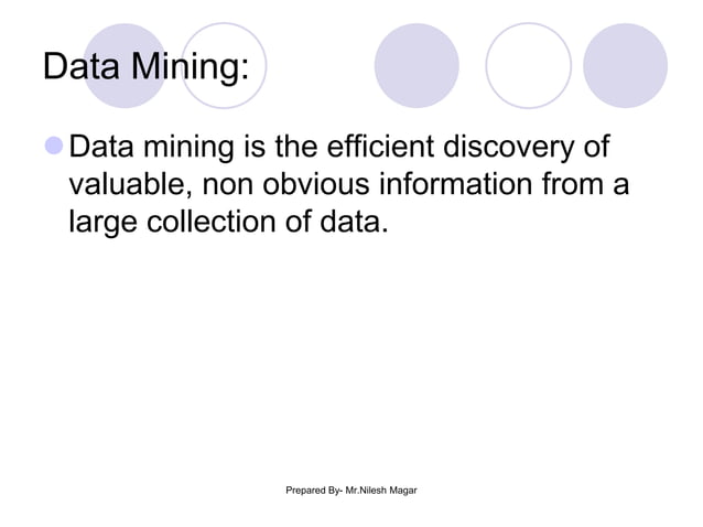 Frequent itemset mining methods | PPSX