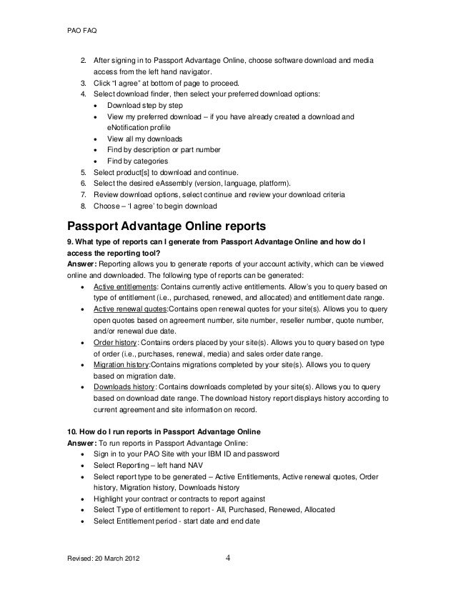 passport advantage