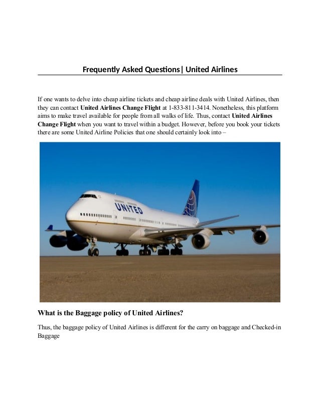 United Airline Change flights