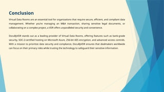 Everything You Need to Know About Virtual Data Rooms | PPTX