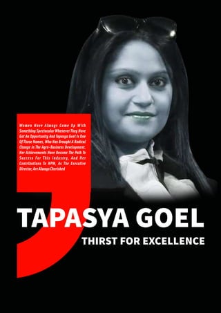 Tapasya Goel : A journey Beyond the Expectation