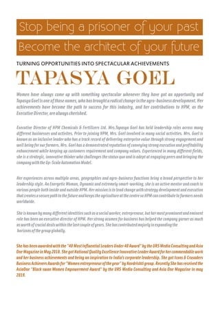 Tapasya Goel : A journey Beyond the Expectation