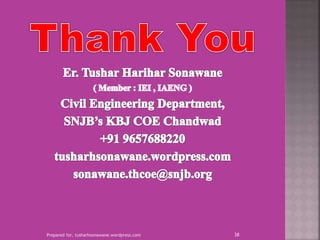 Prepared for, tusharhsonawane.wordpress.com 38
 