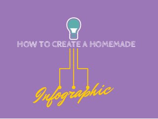 HOW TO CREATE A HOMEMADE
Infographic
 