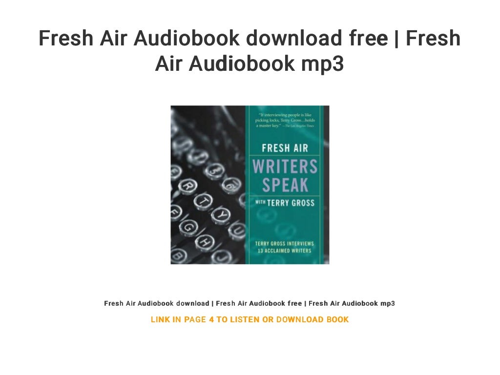 Fresh Air Audiobook download free Fresh Air Audiobook mp3