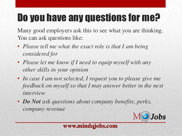 how to have a good interview