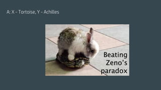 A: X - Tortoise, Y - Achilles
 