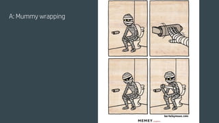 A: Mummy wrapping
 