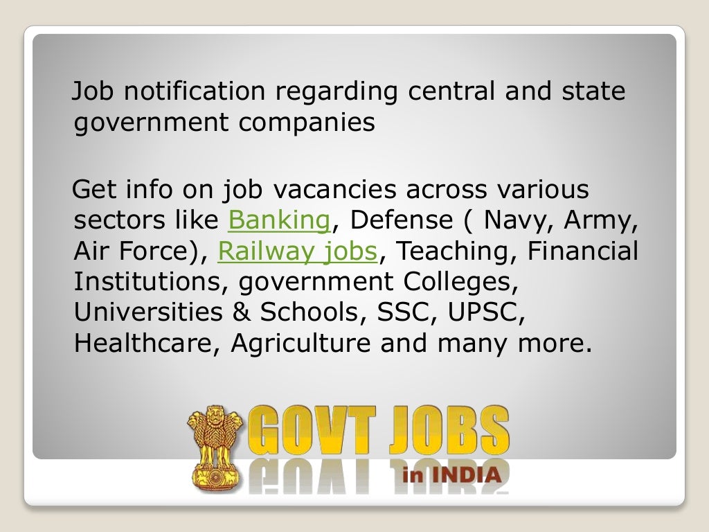 Fresherslive 2016 Government Jobs Notification