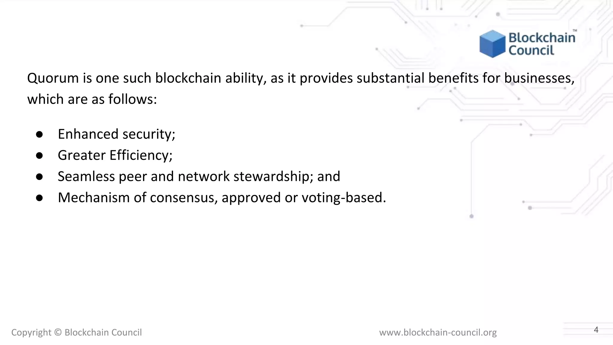  Fresher Start Learning About Quorum 