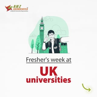 UK
universities
Fresher's week at
 