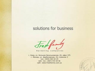 solutions for business
 