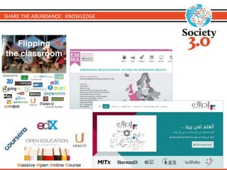 SHARE THE ABUNDANCE: KNOWLEDGE 
 