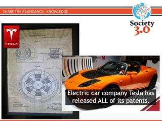 SHARE THE ABUNDANCE: KNOWLEDGE 
 